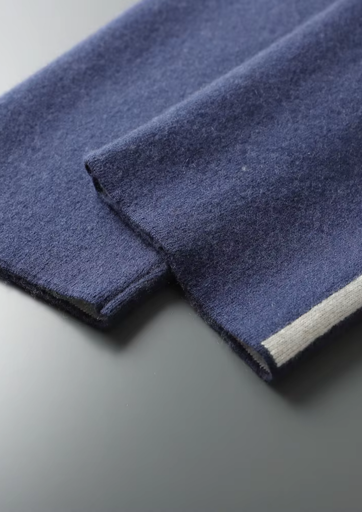 Premium Cashmere Navy Blue Milano Leisure Set | Auremmont