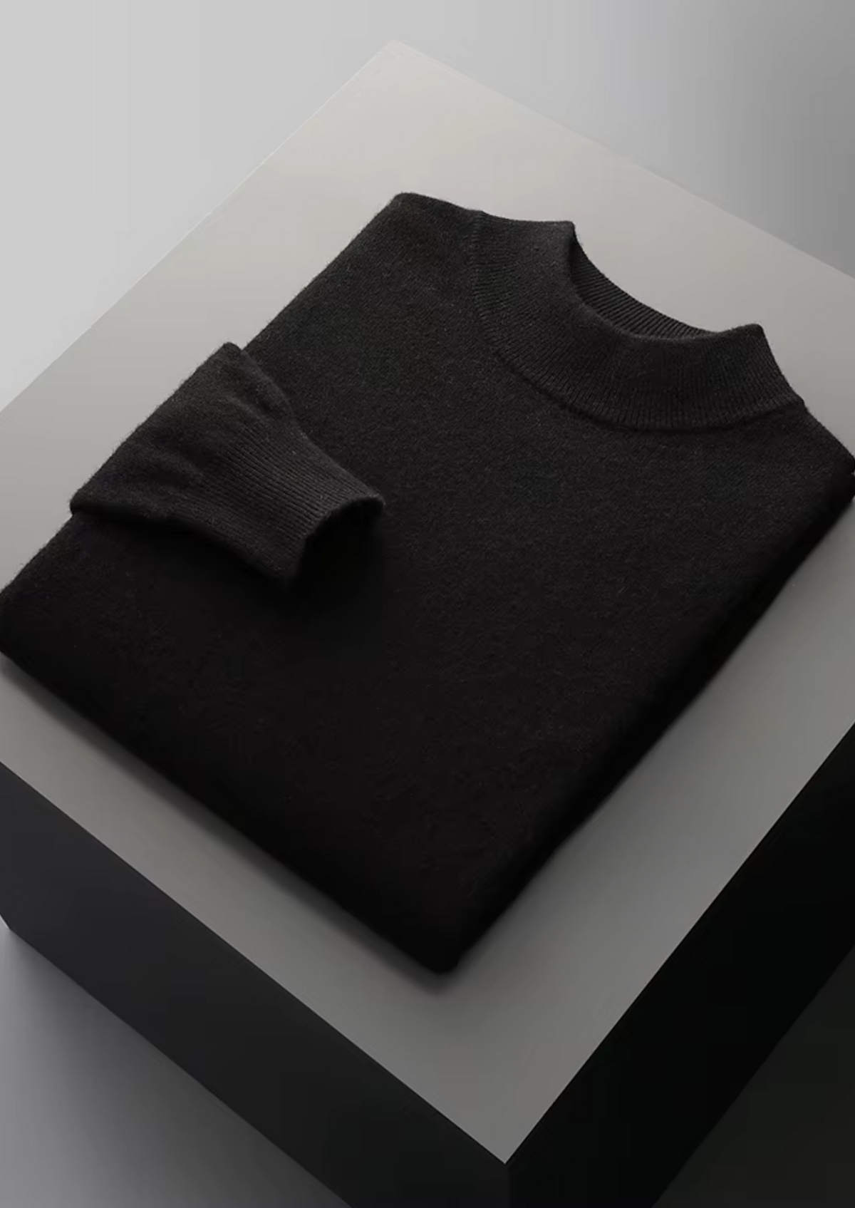 Pure Extra-Fine Merino Wool Classic Mockneck | Auremmont