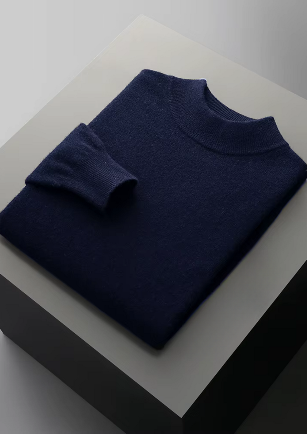 Pure Extra-Fine Merino Wool Classic Mockneck | Auremmont
