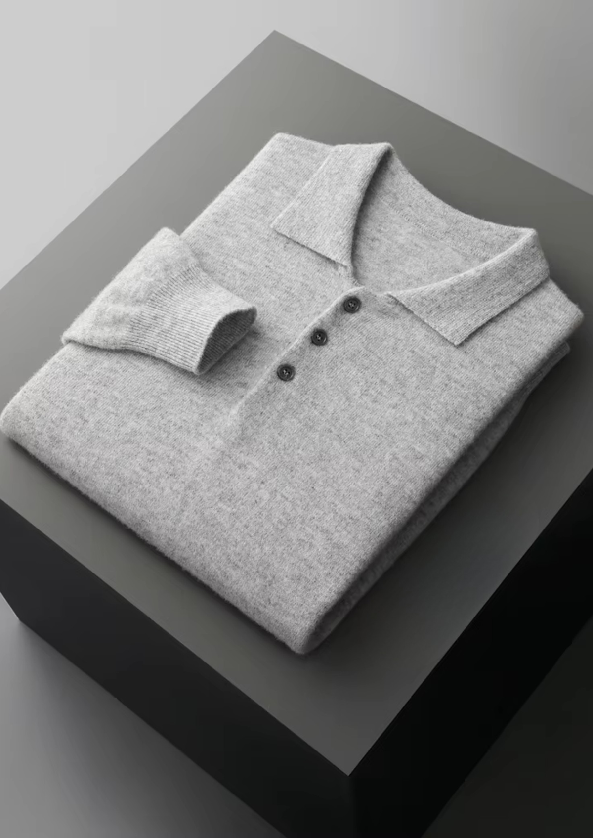 Pure Extra-Fine Merino Wool Classic Sweater Polo | Auremmont