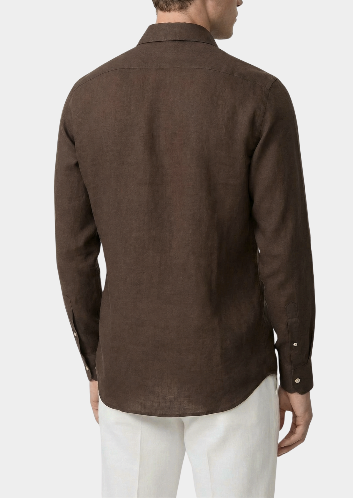 Portofino Coastal Shirt - Dark Brown | Auremmont