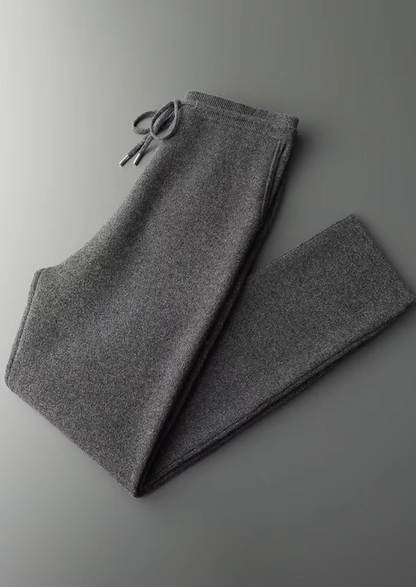 Pure Extra-Fine Merino Wool Dark Gray Arvo Set | Auremmont