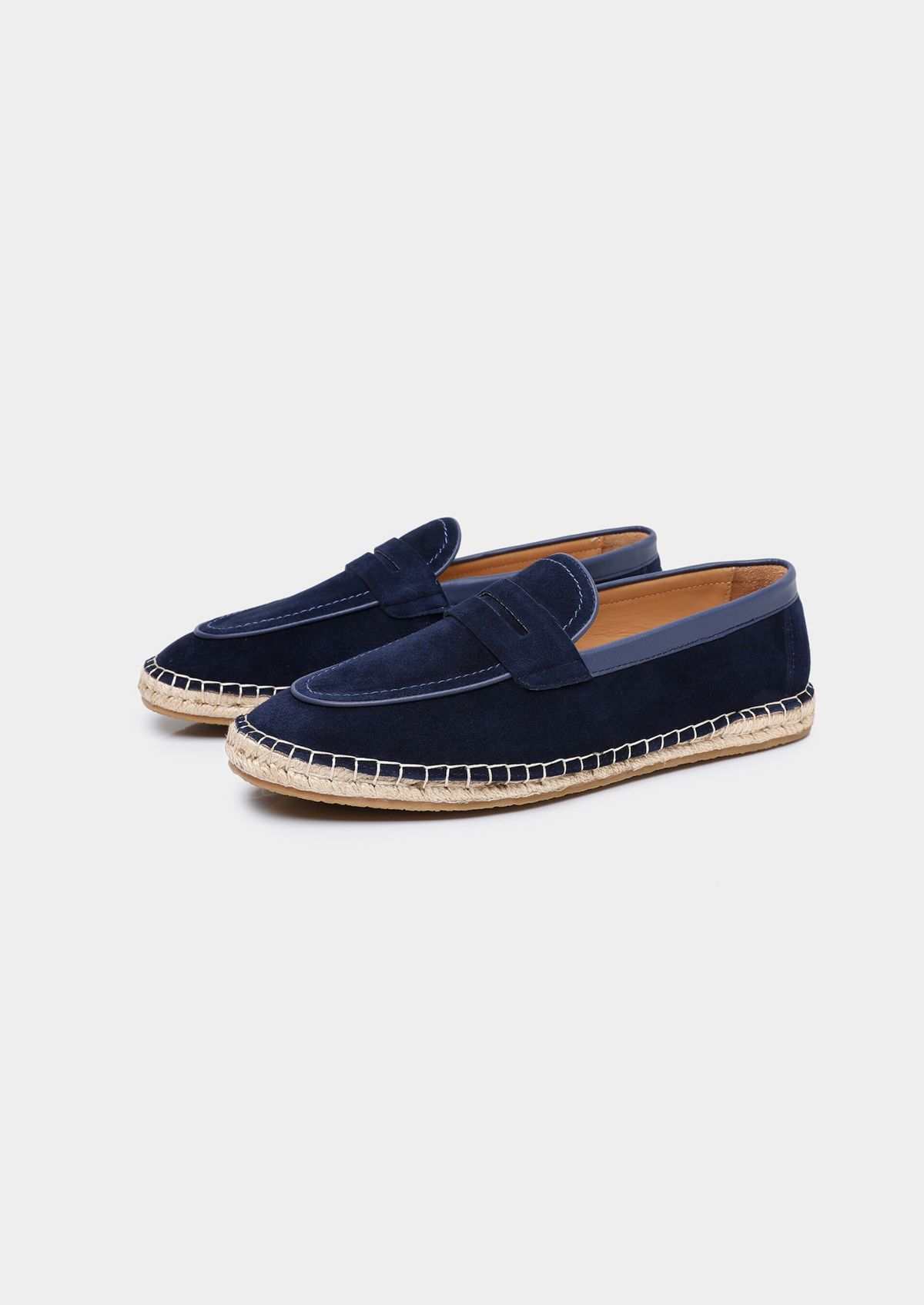 Penny Seaside Espadrilles - Navy Blue | Auremmont