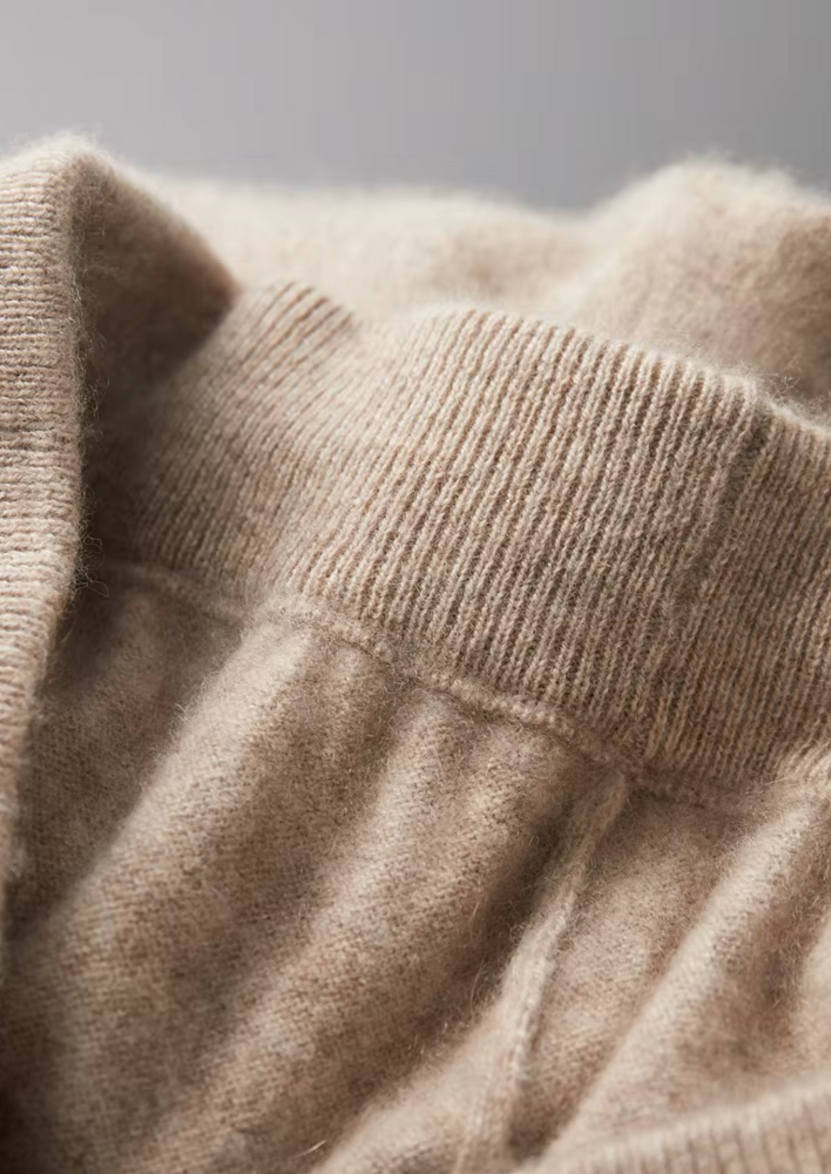 Premium Cashmere Sand Vienna Leisure Set | Auremmont