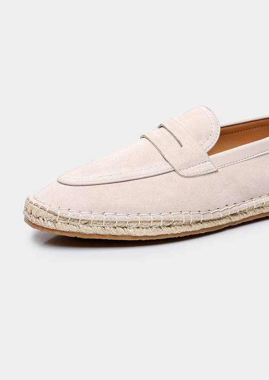 Penny Seaside Espadrilles - Off White | Auremmont