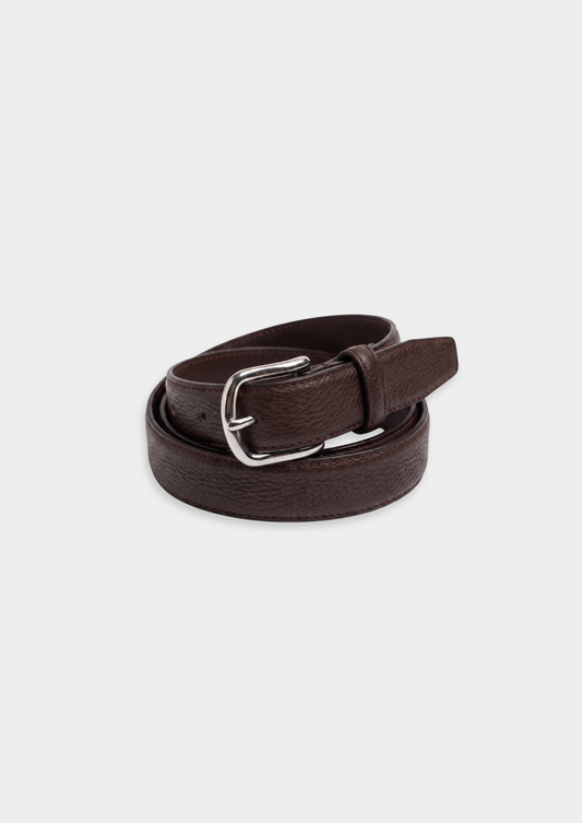Brown Essential Leather Belt | Auremmont