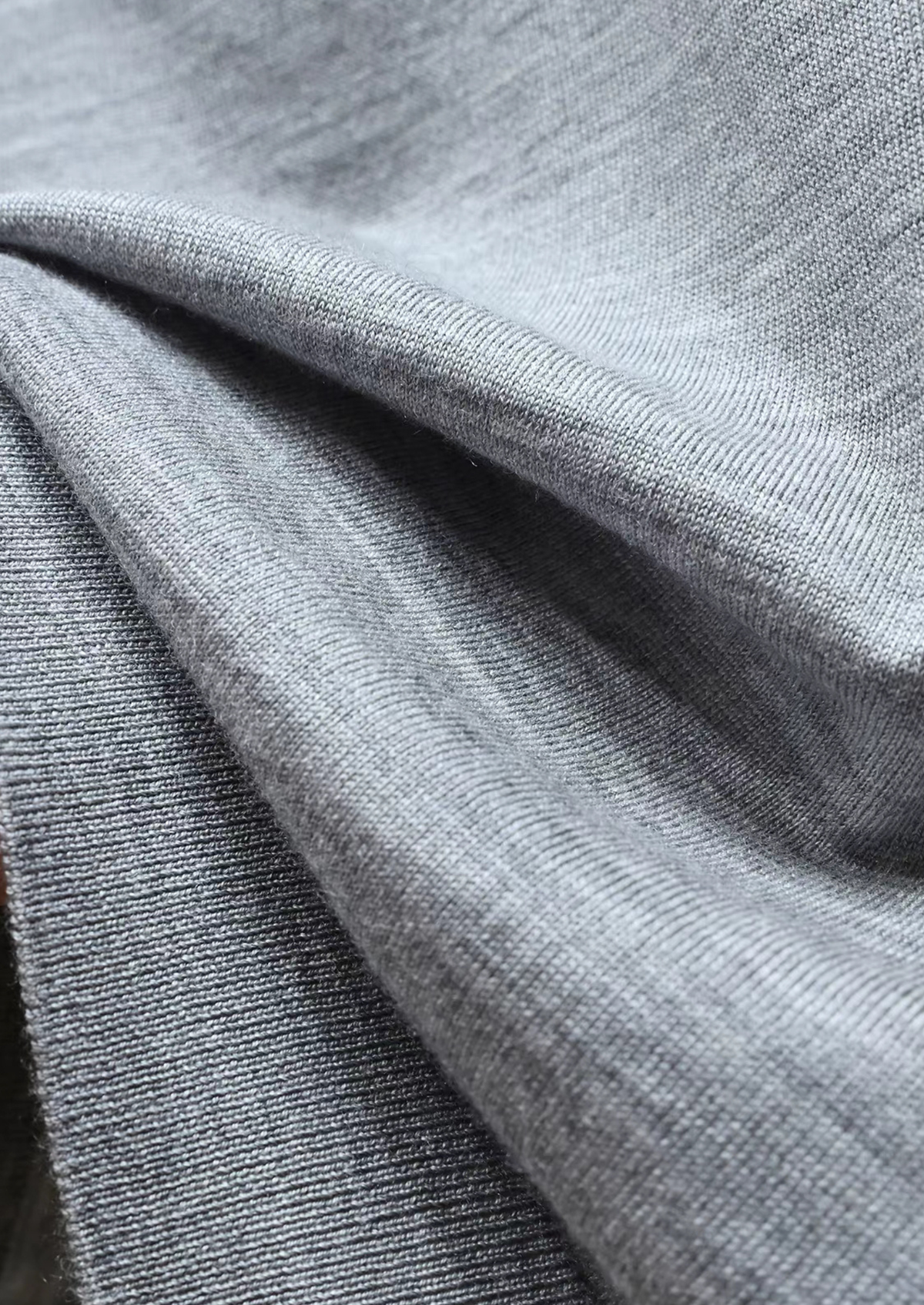 Ellis Light Gray Lightweight Polo Shirt | Auremmont
