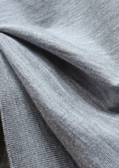 Ellis Light Gray Lightweight Polo Shirt | Auremmont