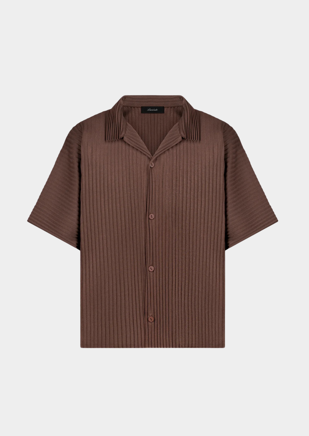 Coffee Pleated Summer Set | Auremmont