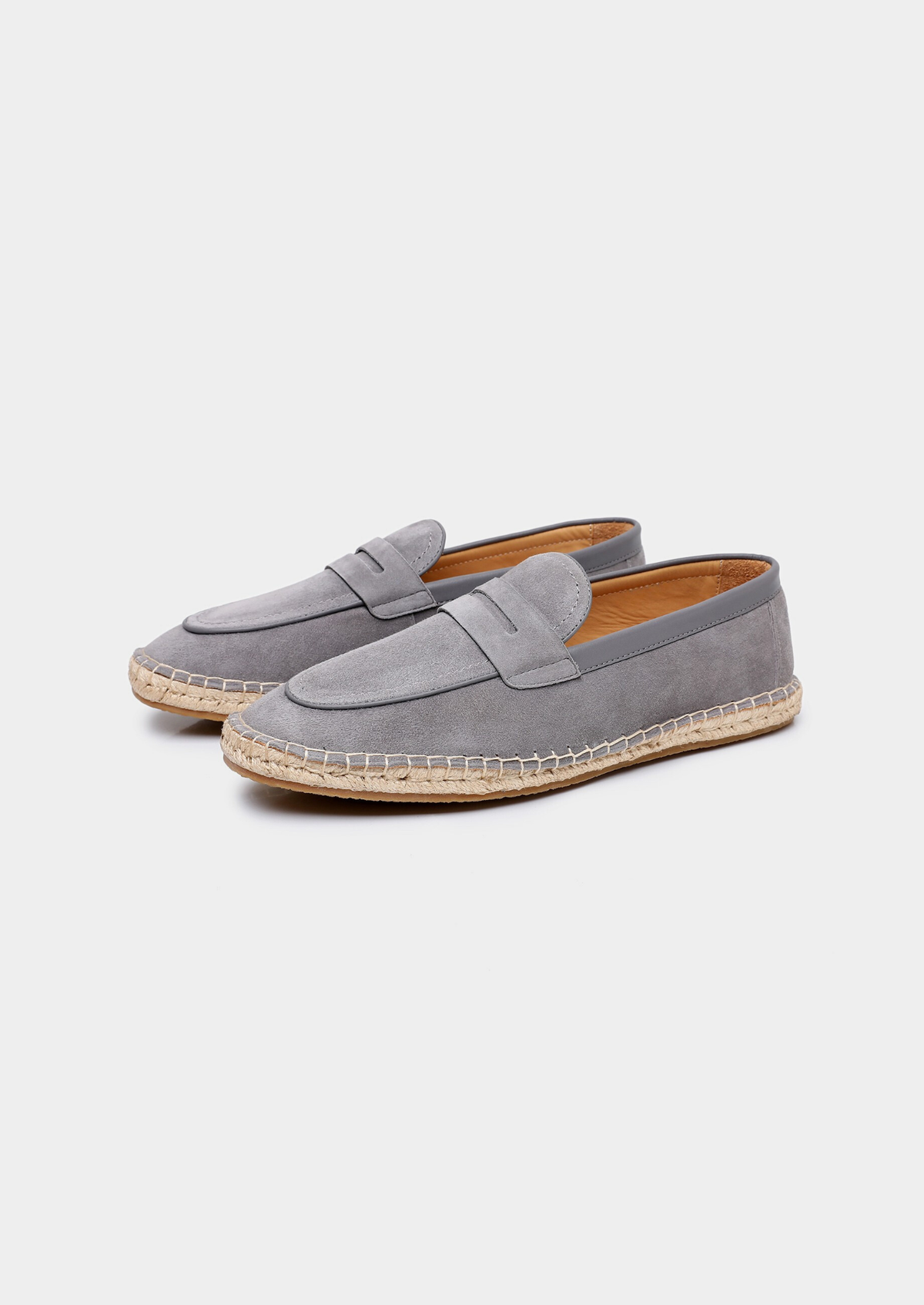 Penny Seaside Espadrilles - Light Gray | Auremmont