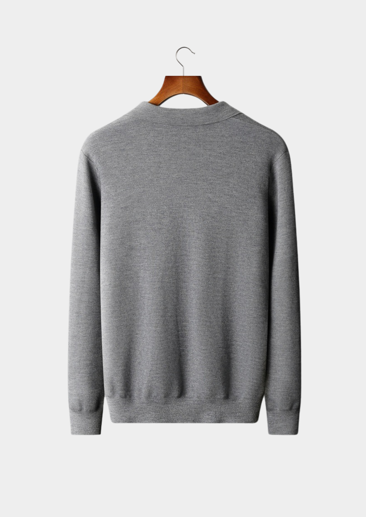 Premium Cashmere Buttonless Sweater Polo | Auremmont