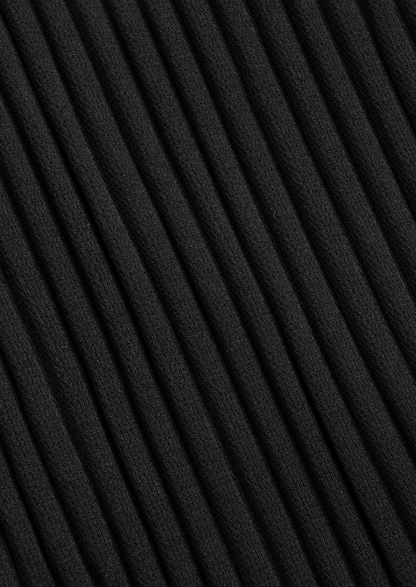 Black Pleated Summer Set | Auremmont