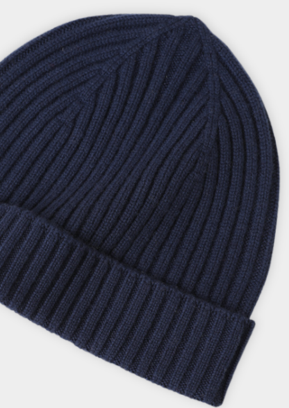 Pure Extra-Fine Merino Wool Wintertime Essentials - Navy Blue | Auremmont