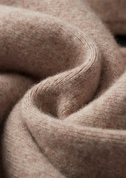 Pure Extra-Fine Merino Wool Beige Savro Set | Auremmont