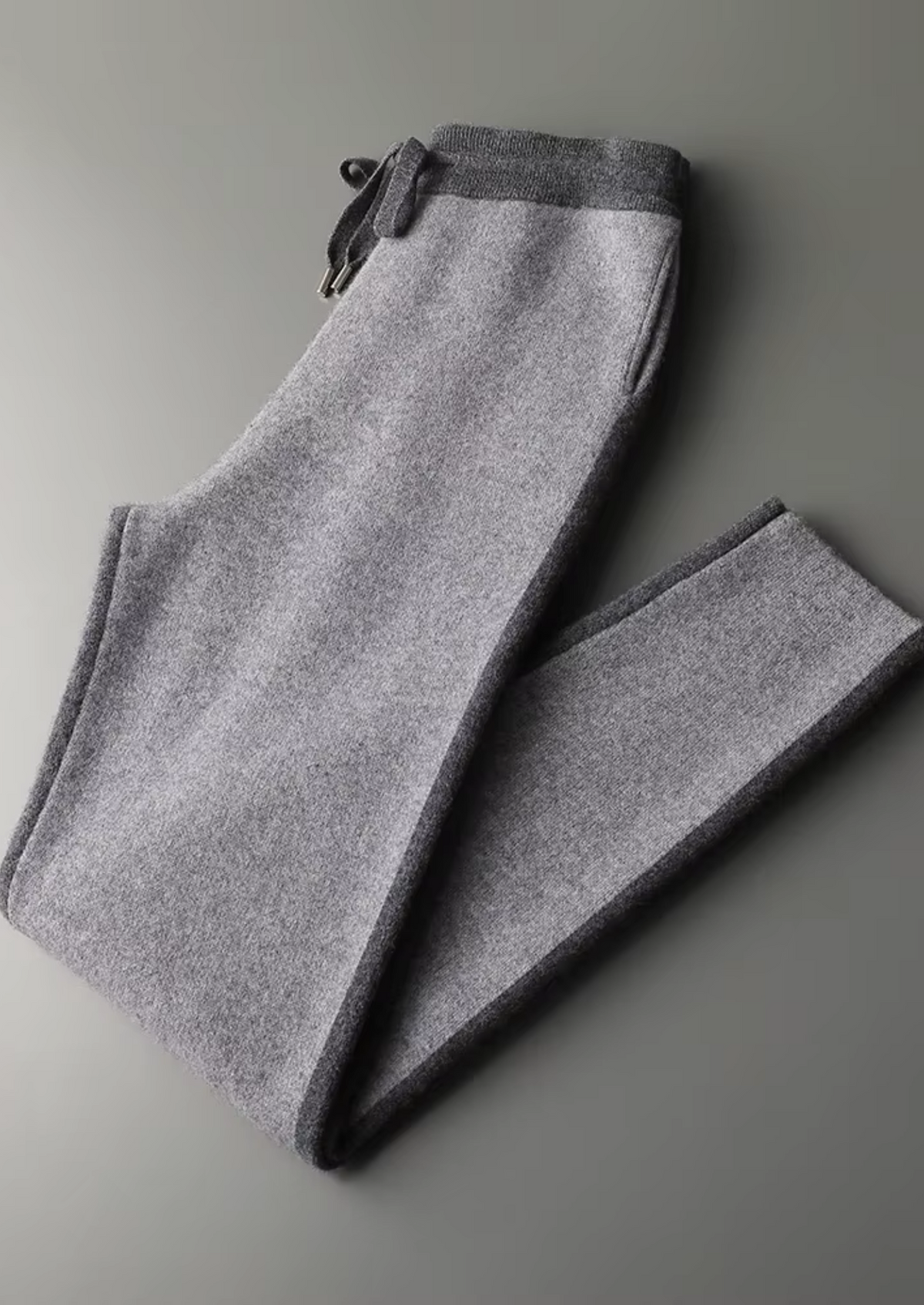 Premium Cashmere Dark Gray Torino Leisure Set | Auremmont