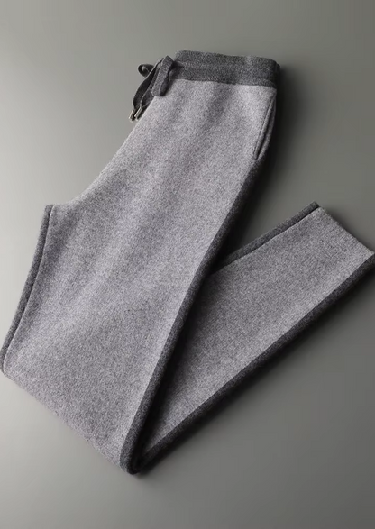 Premium Cashmere Dark Gray Torino Leisure Set | Auremmont