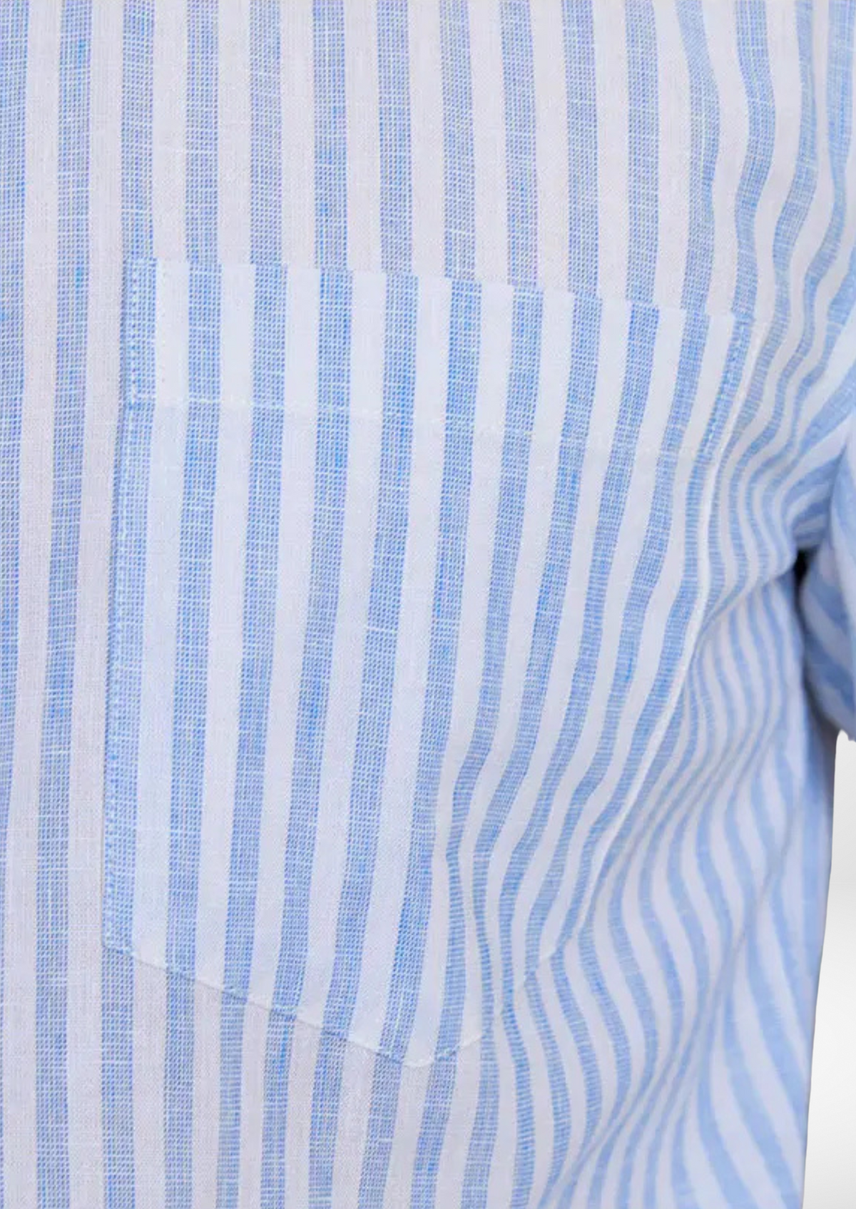 Portofino Striped Coastal Shirt - Light Blue | Auremmont