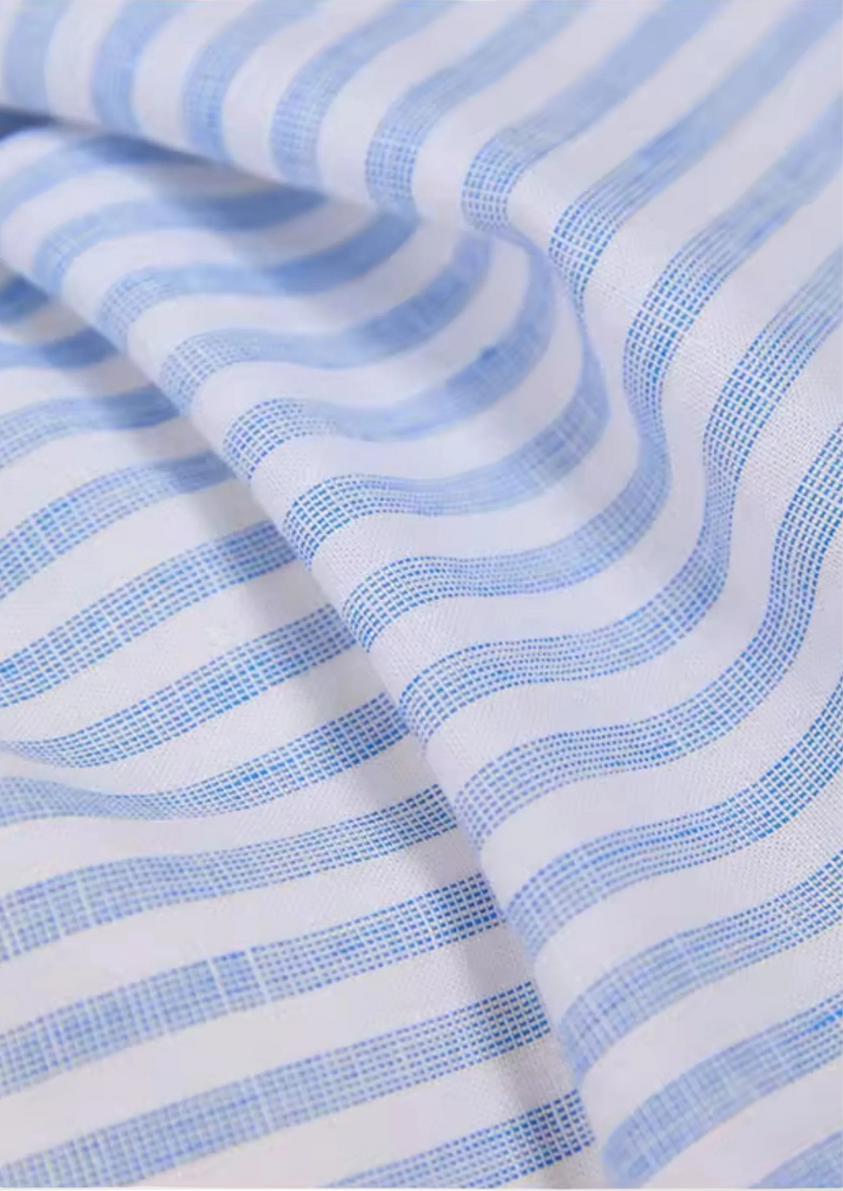Portofino Striped Coastal Shirt - Light Blue | Auremmont