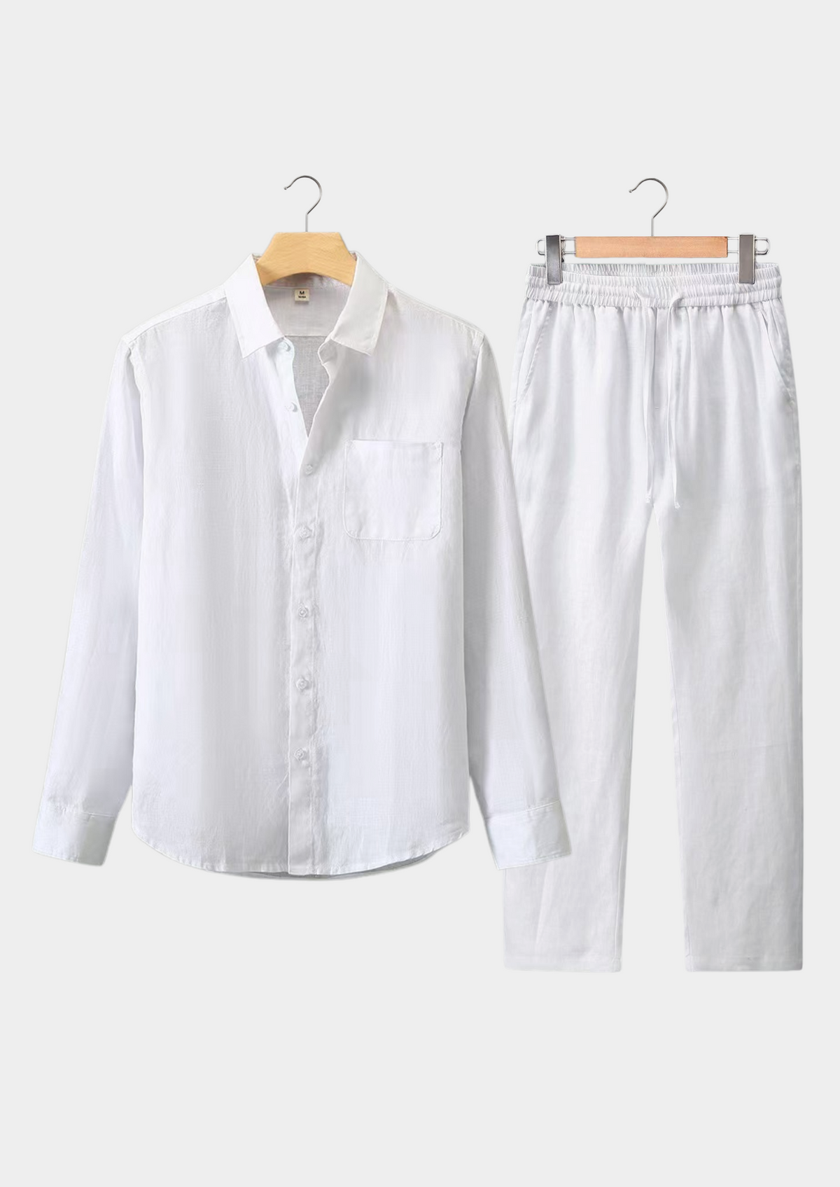 Dolcevita Longsleeve Summer Set - All White | Auremmont