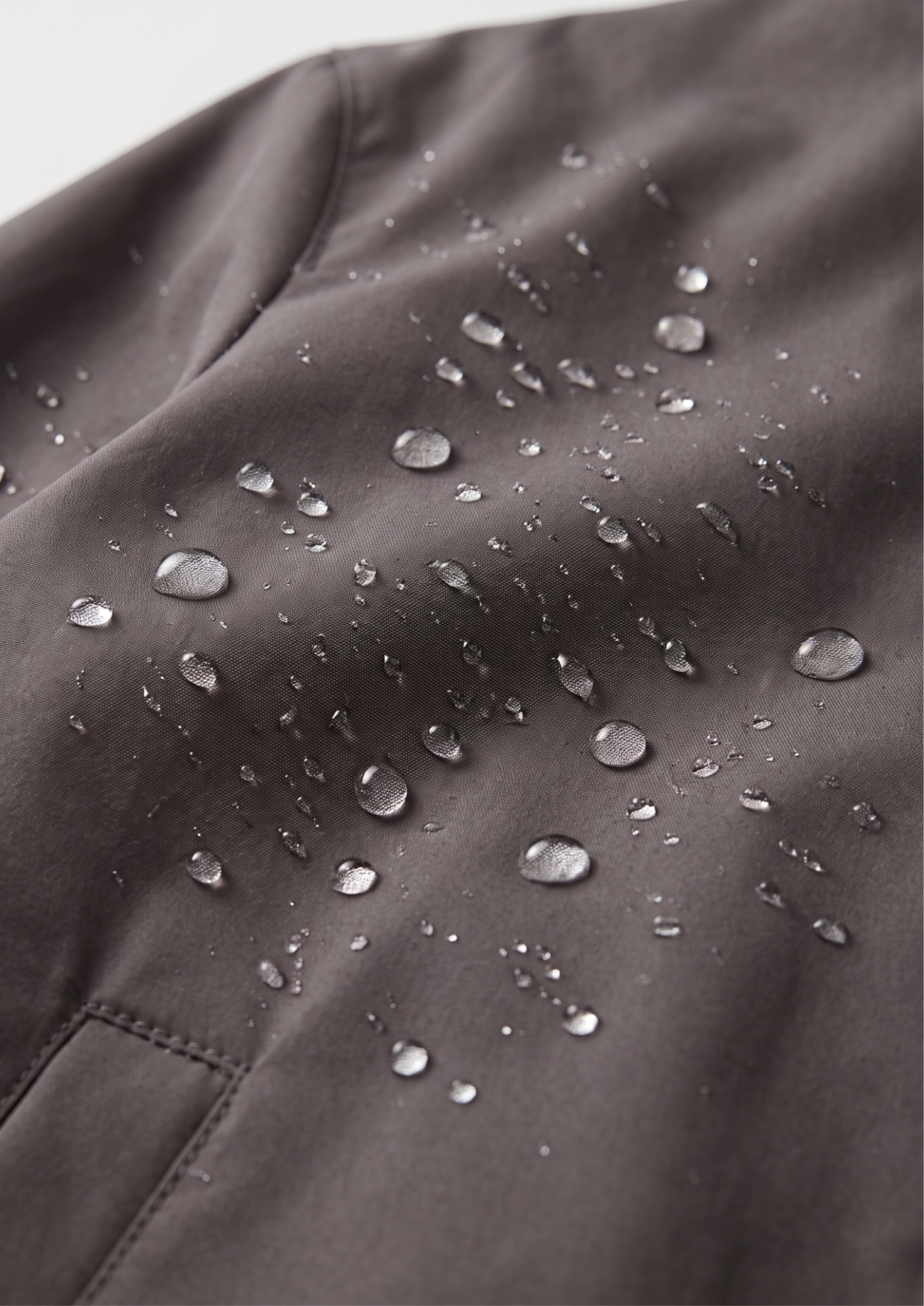 Fog Gray Technical Windbreaker Jacket | Auremmont