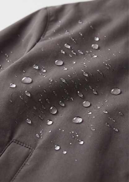 Fog Gray Technical Windbreaker Jacket | Auremmont
