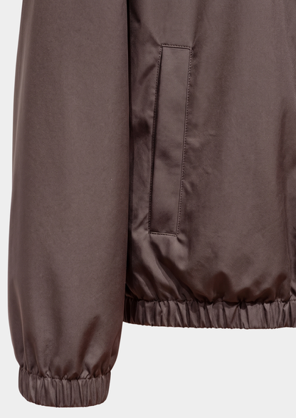 Coffee Technical Windbreaker Jacket | Auremmont