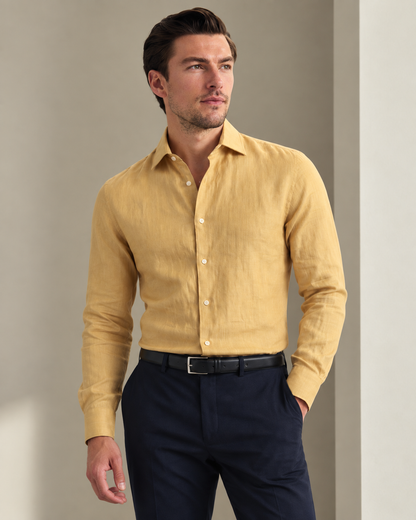 Portofino Coastal Linen Shirt