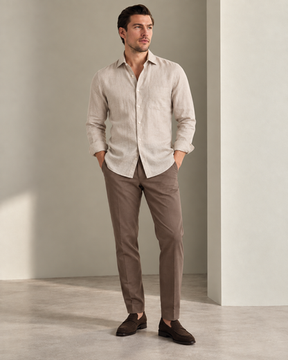 Portofino Coastal Linen Shirt