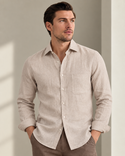 Portofino Coastal Linen Shirt