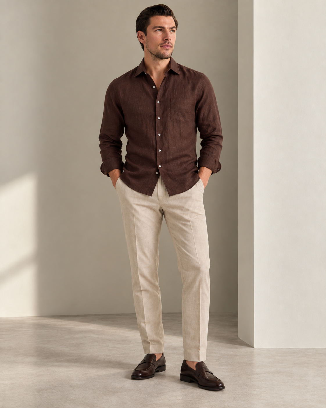 Portofino Coastal Linen Shirt