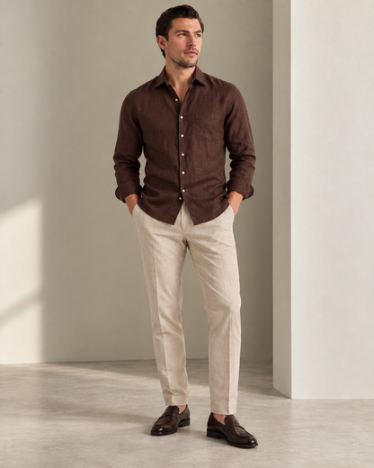 Portofino Coastal Linen Shirt