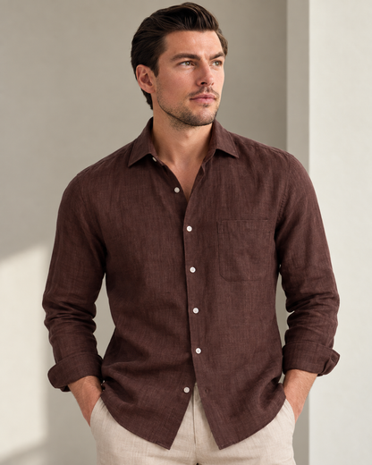 Portofino Coastal Linen Shirt