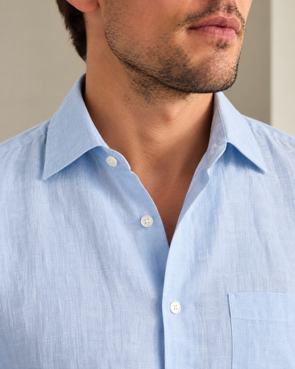 Portofino Coastal Linen Shirt