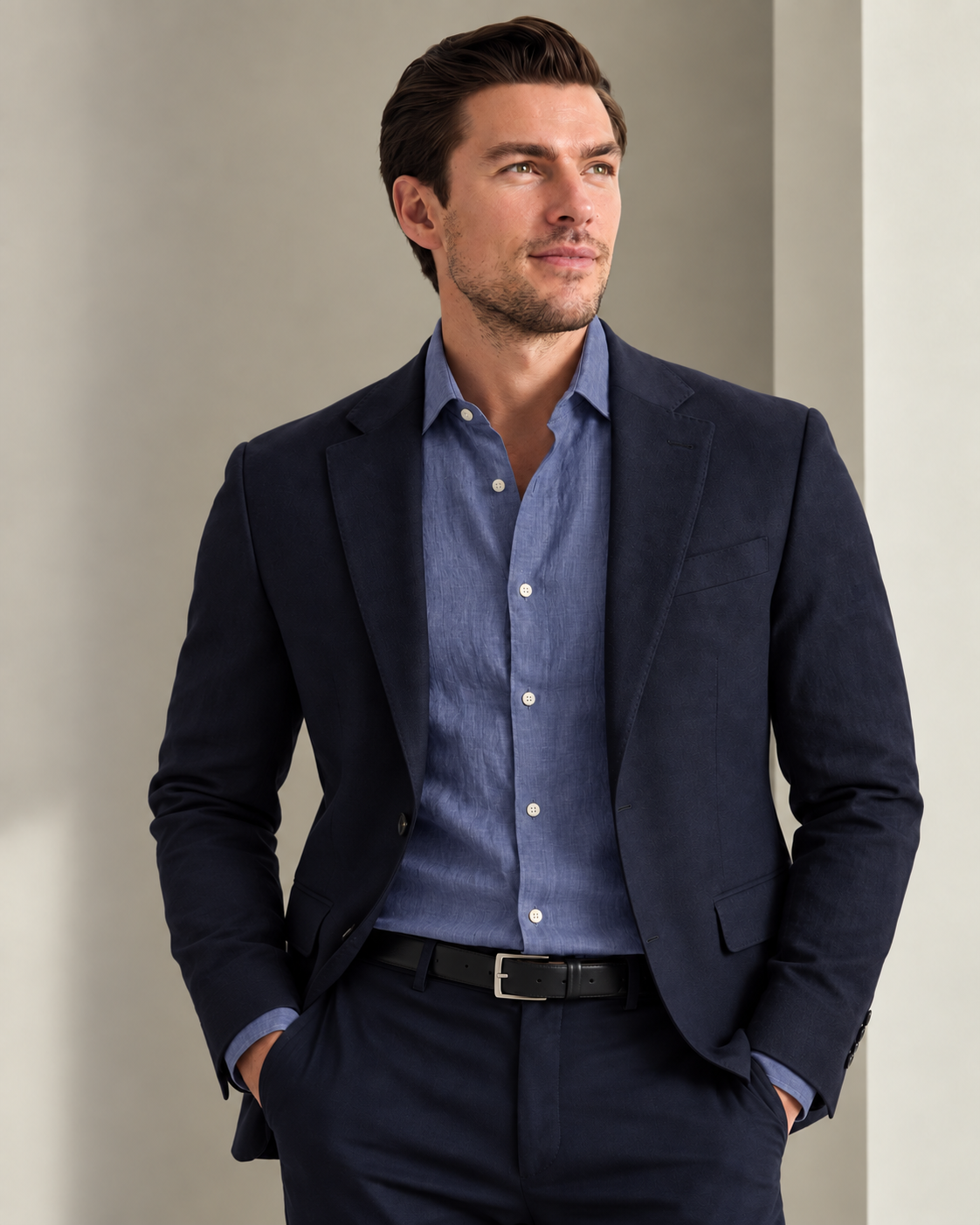 Portofino Coastal Linen Shirt