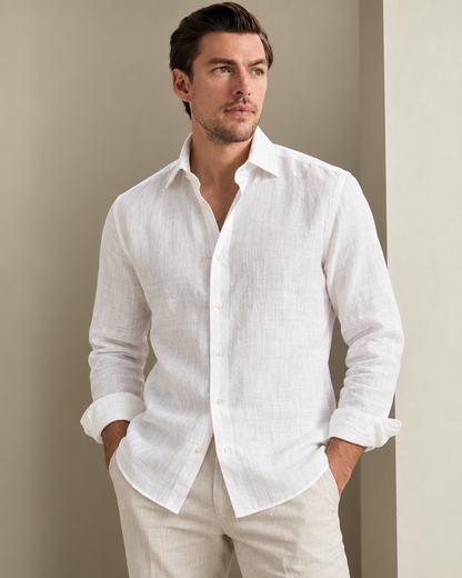 Portofino Coastal Linen Shirt