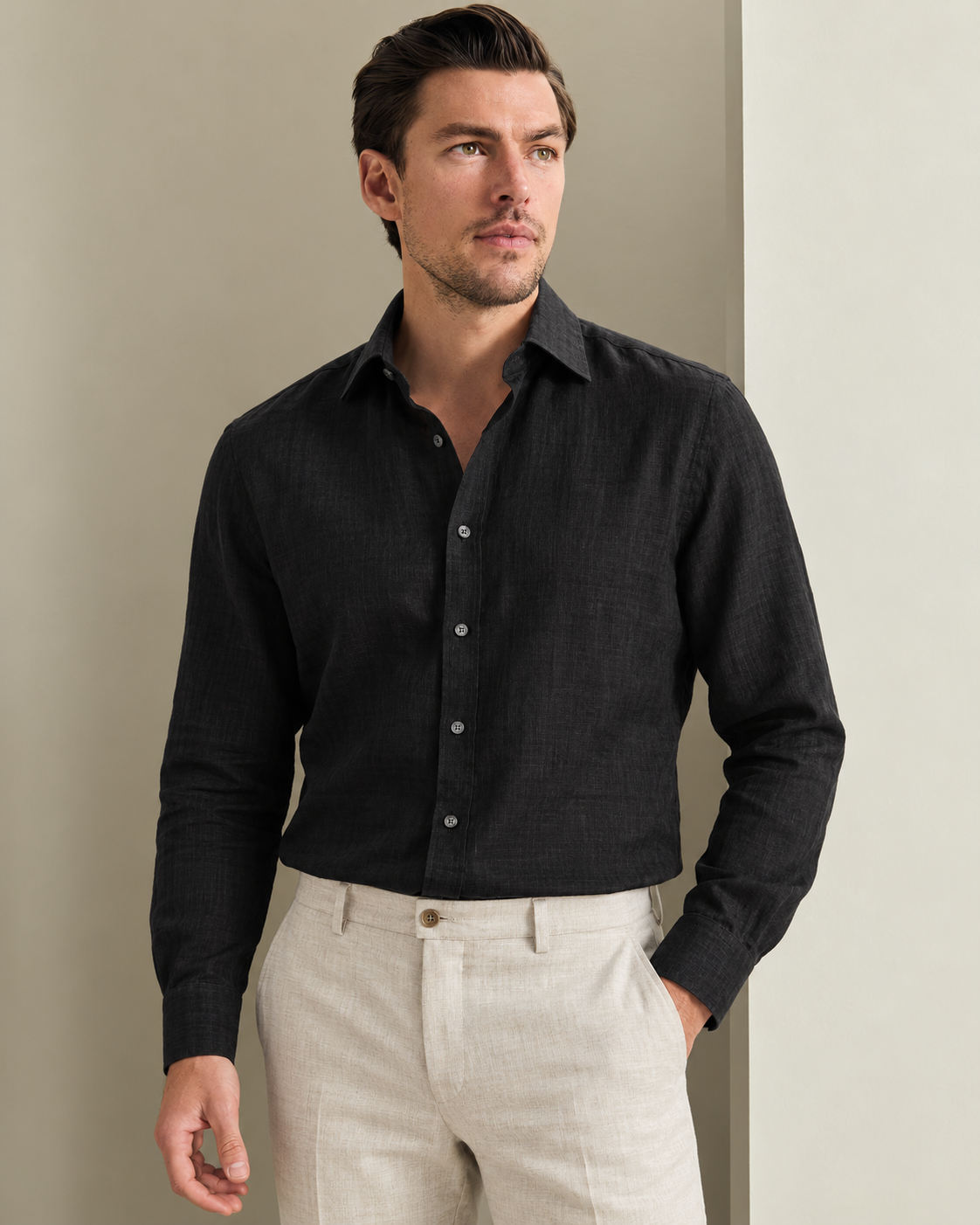 Portofino Coastal Linen Shirt