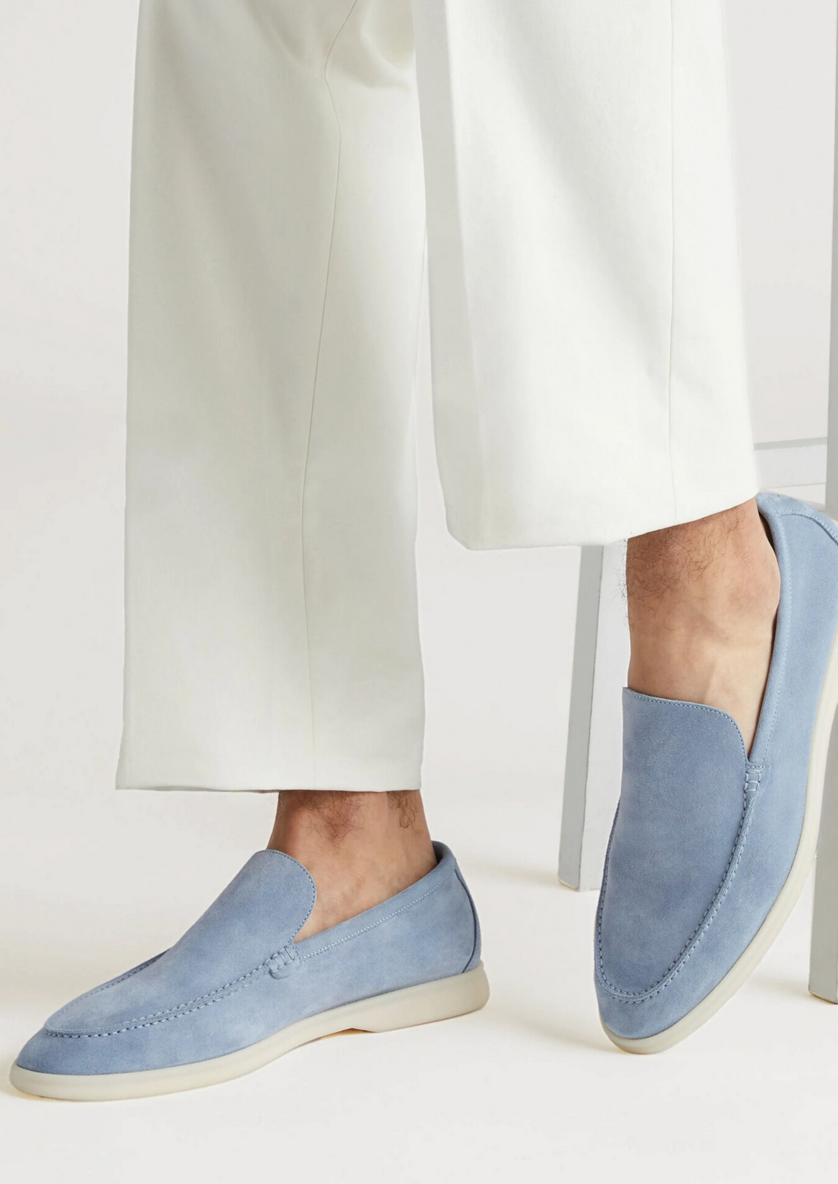 Marina Loafers - Baby Blue | Auremmont