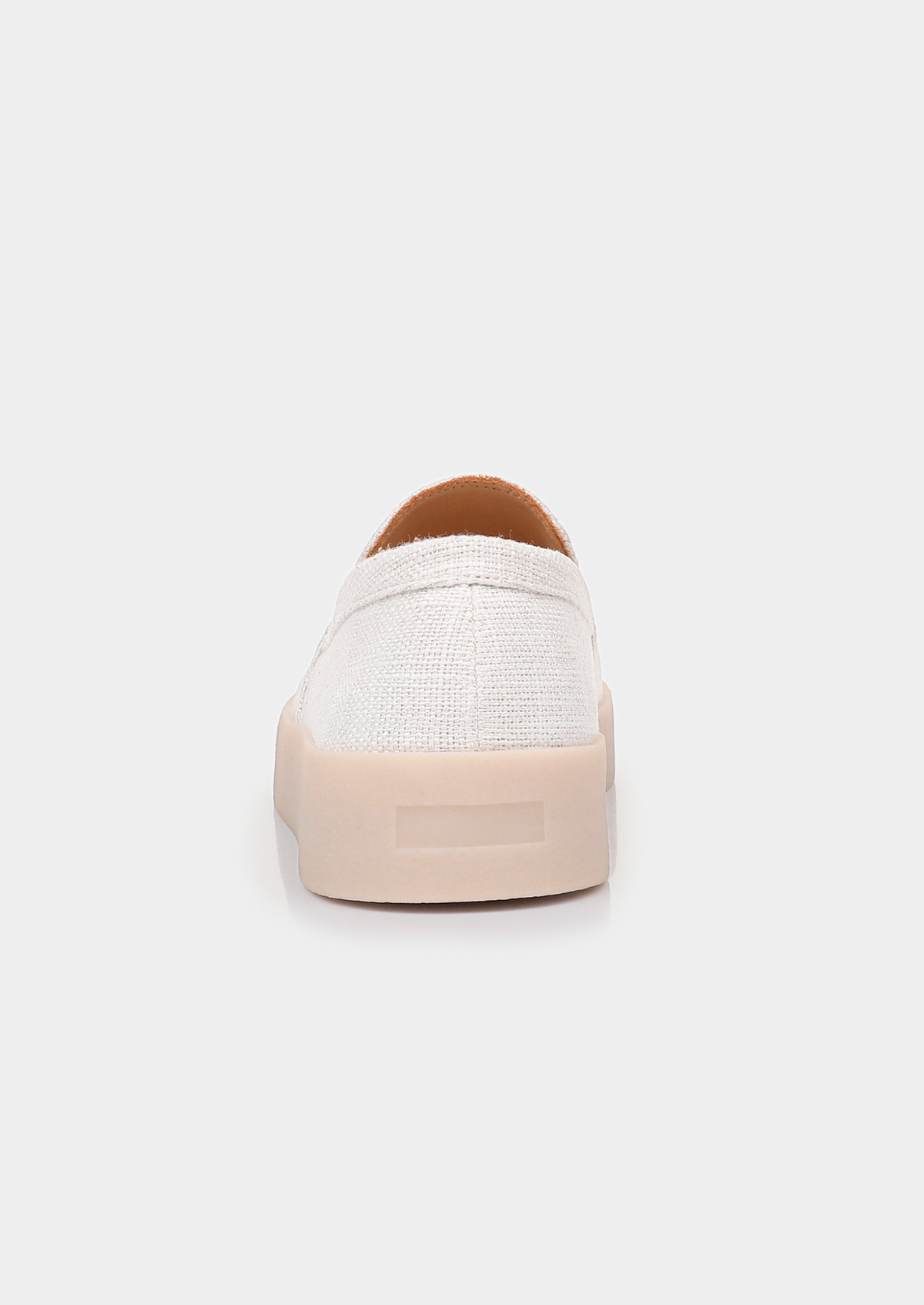 White Linen City Loafers | Auremmont