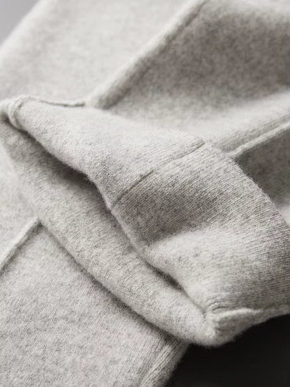 Pure Extra-Fine Merino Wool Leisure Trousers | Auremmont