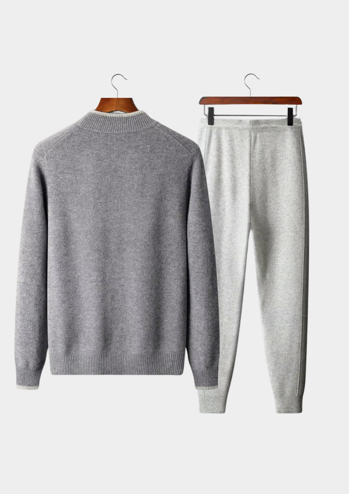 Pure Extra-Fine Merino Wool Two Tone Set | Auremmont