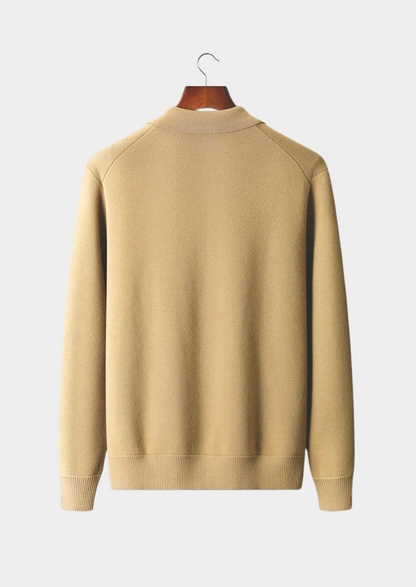 Pure Extra-Fine Merino Wool Button Overshirt | Auremmont