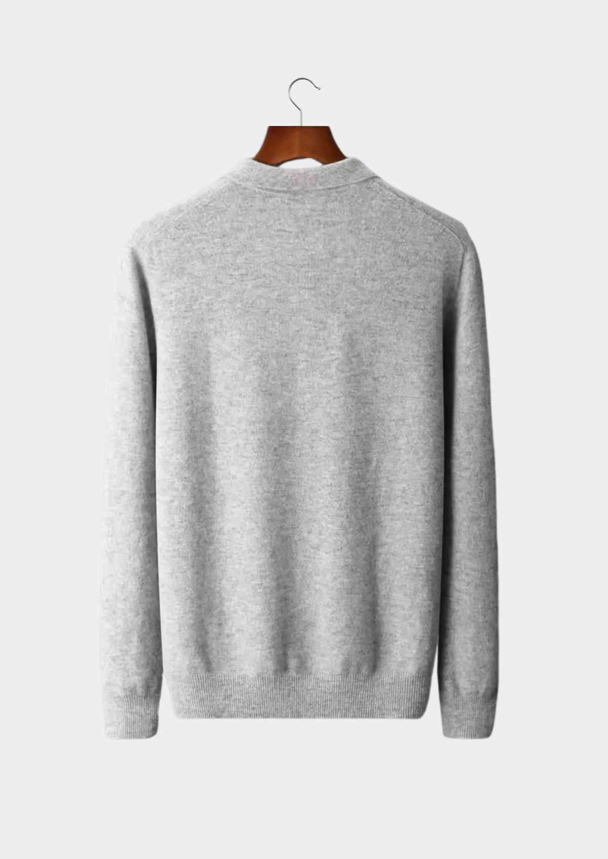 Pure Extra-Fine Merino Wool Classic Sweater Polo | Auremmont
