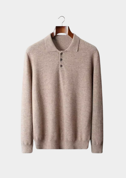 Pure Extra-Fine Merino Wool Classic Sweater Polo | Auremmont