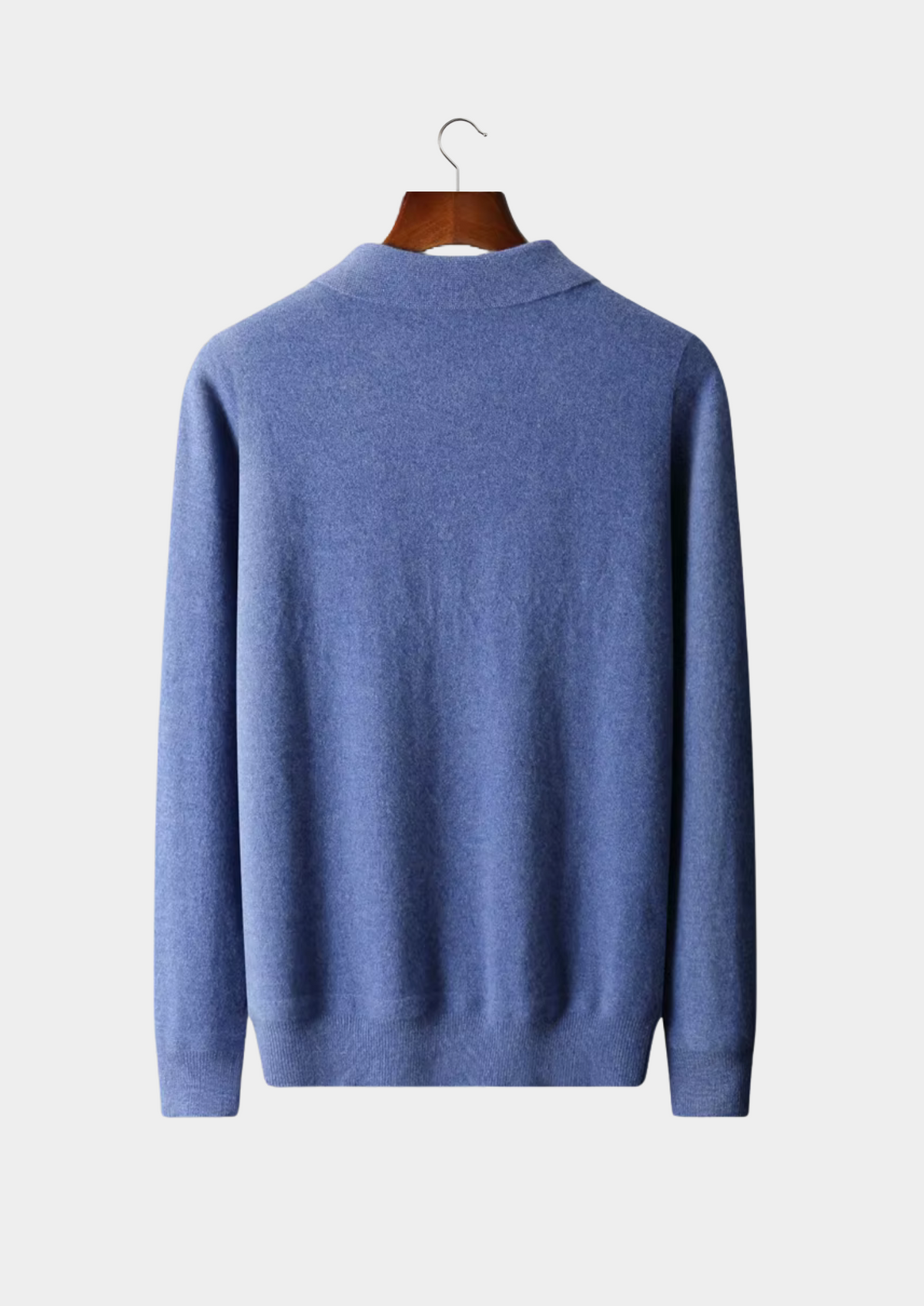 Pure Extra-Fine Merino Wool Half Zip Polo | Auremmont