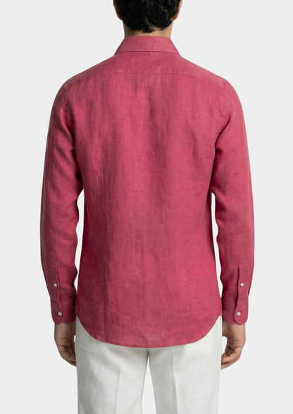 Portofino Coastal Shirt - Pink | Auremmont