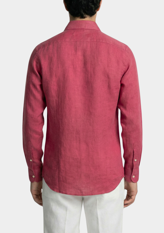Portofino Coastal Shirt - Pink | Auremmont