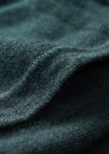Pure Extra-Fine Merino Wool Sea Green Luzzo Set | Auremmont