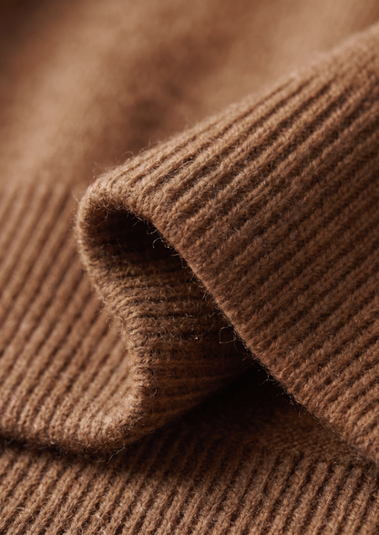 Pure Extra-Fine Merino Wool Caramel Luzzo Set | Auremmont