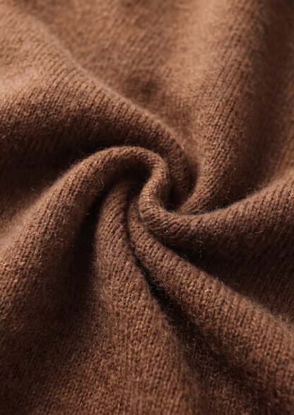 Pure Extra-Fine Merino Wool Caramel Luzzo Set | Auremmont