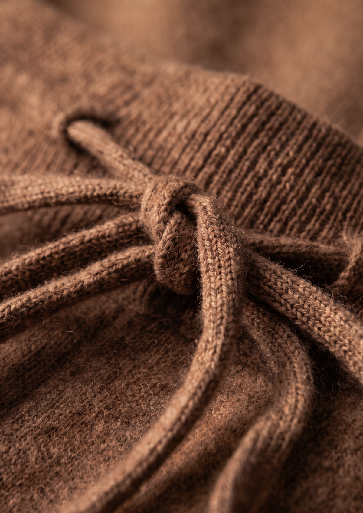Pure Extra-Fine Merino Wool Caramel Luzzo Set | Auremmont
